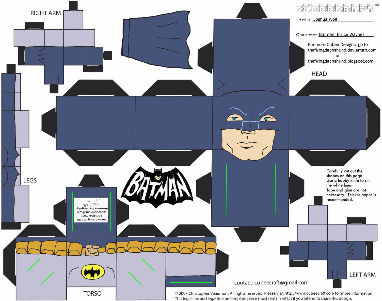 Printable Papercraft Templates