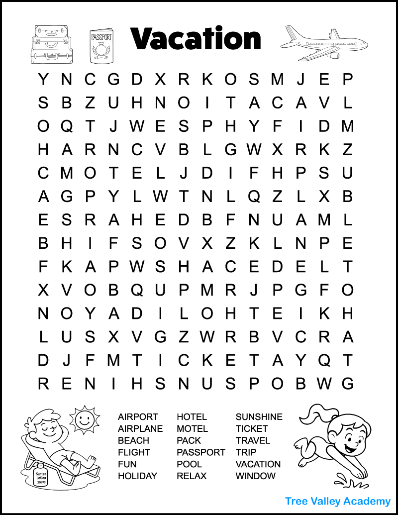 Printable Games And Puzzles For Kids
