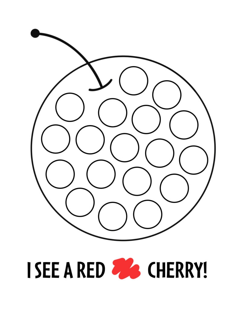 Red Color Sheet Printable