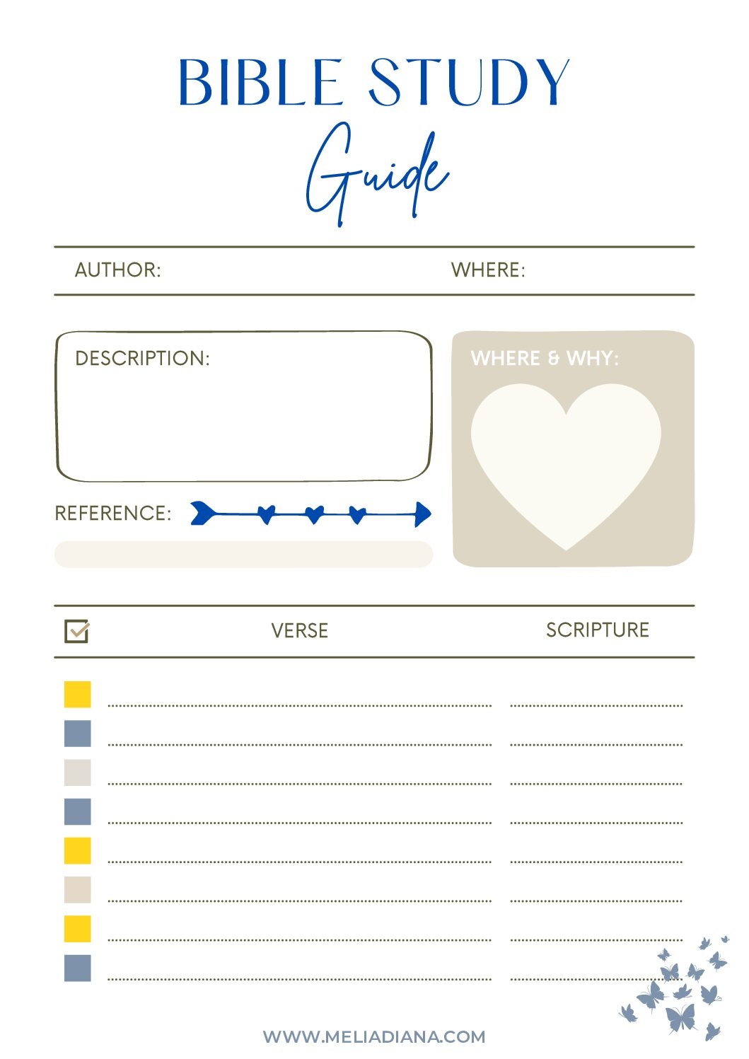 S O A P Note amp Bible Study Sheets For WOMEN 