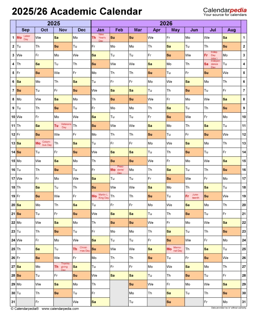 Spu Academic Calendar 20252026 School Academic Calendar