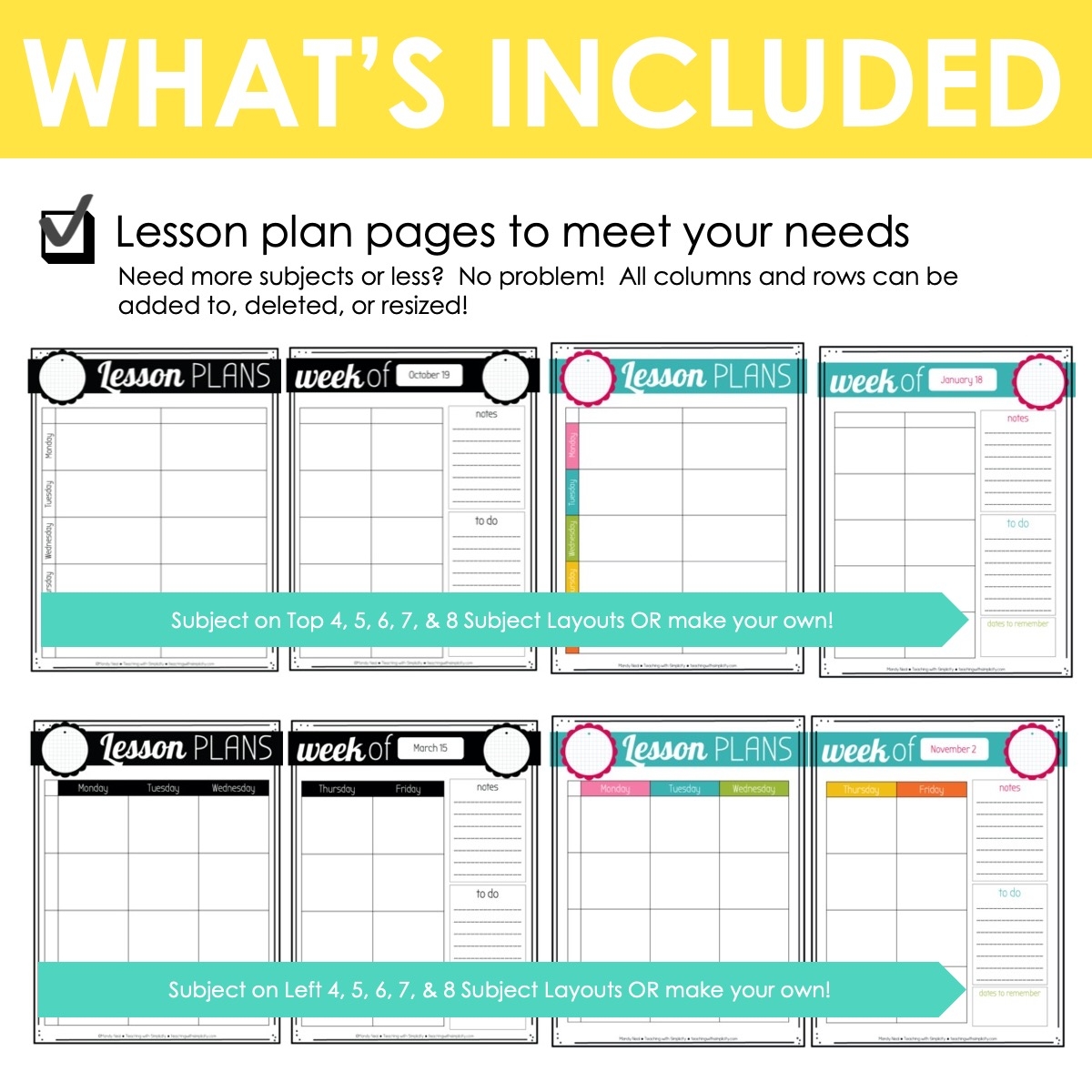 November 2026 Teacher Planning Calendar Printable