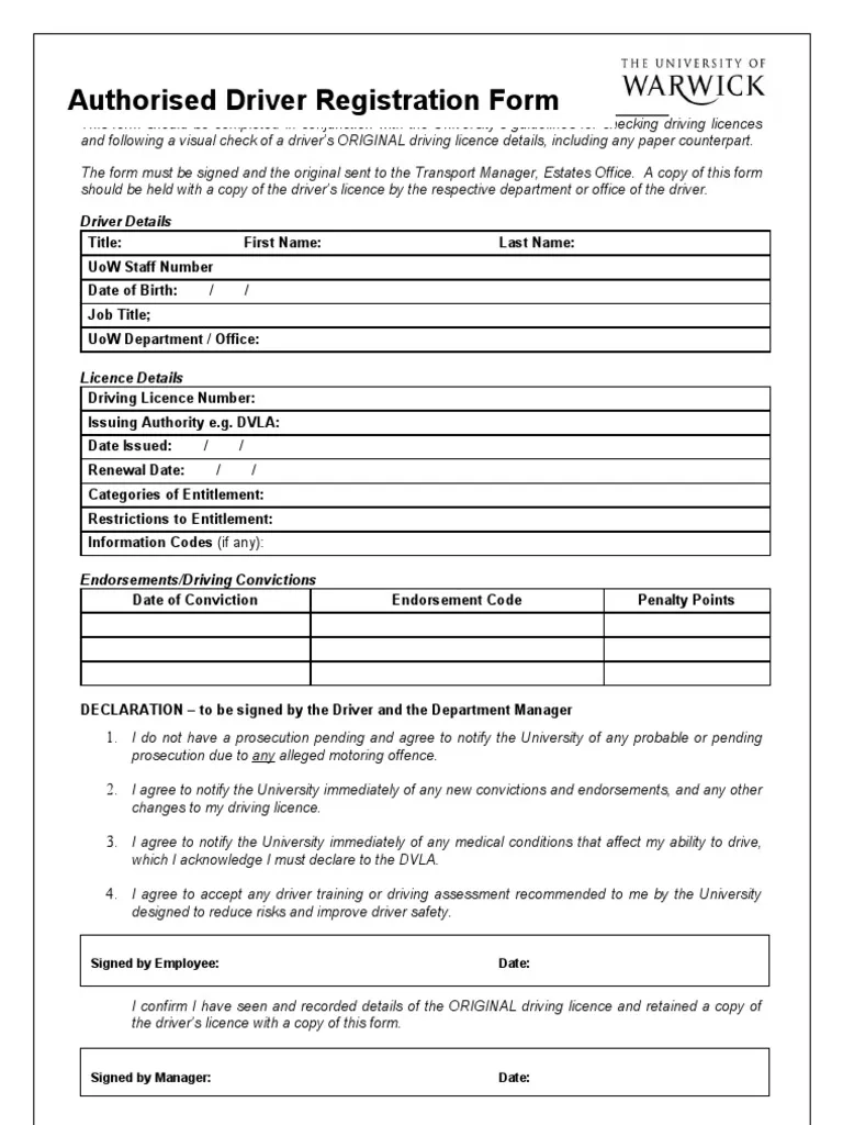 D9 Form Dvla