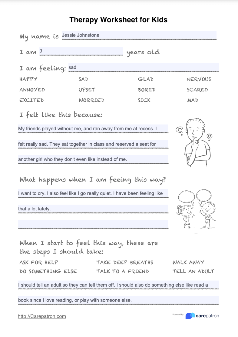 Free Printable Therapy Worksheets Pdf