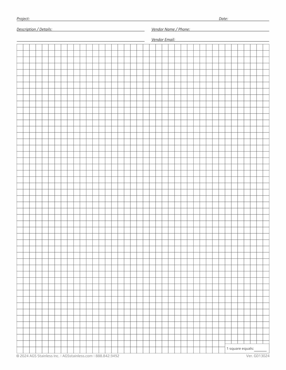 Printable Grid For Drawing