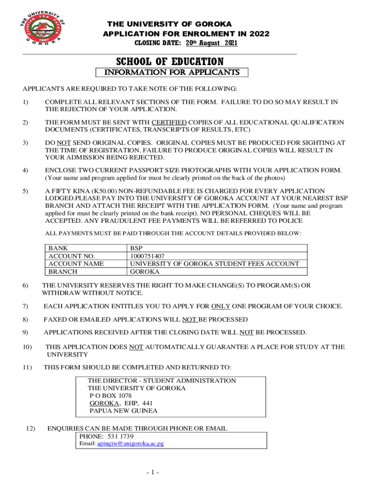 Upng Application Form 2025 Fill Out amp Sign Online DocHub
