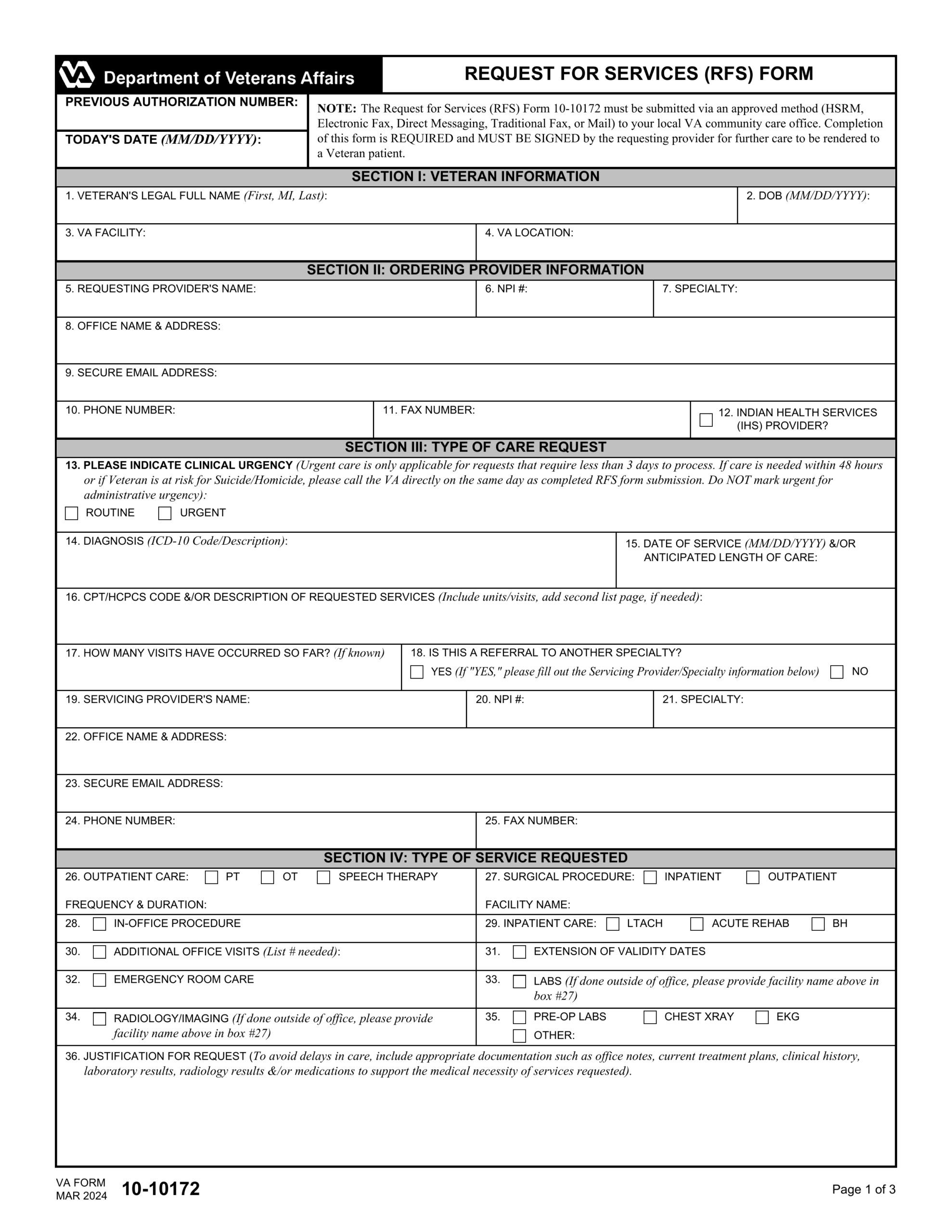 VA Form 10 10172 2024 2025 Fill Forms Online PDF Guru