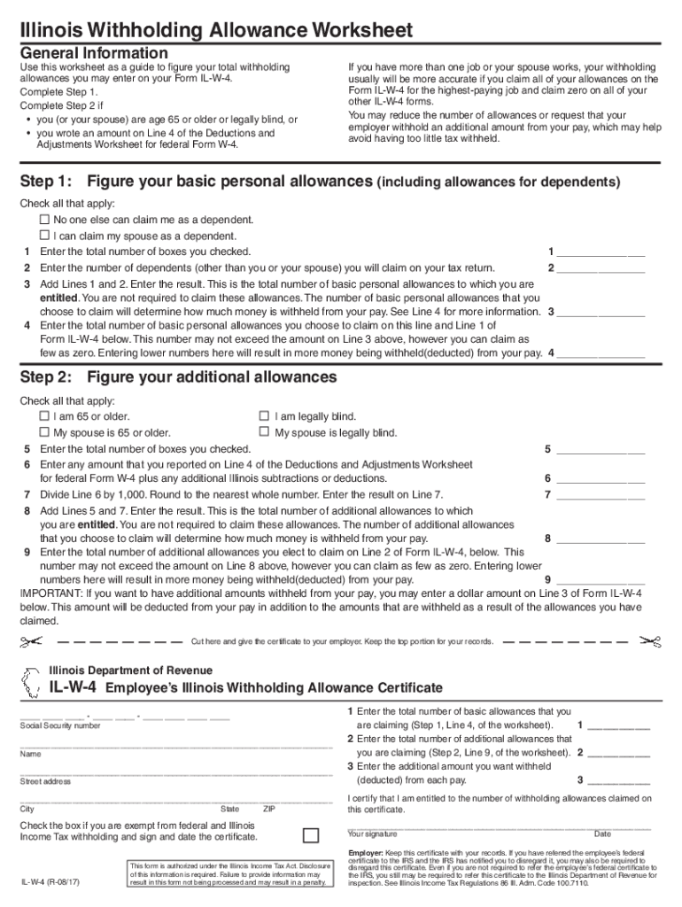 Form Il W-4 2025