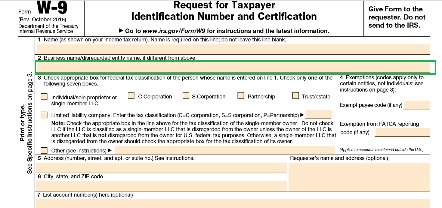 W9 Form Free Download