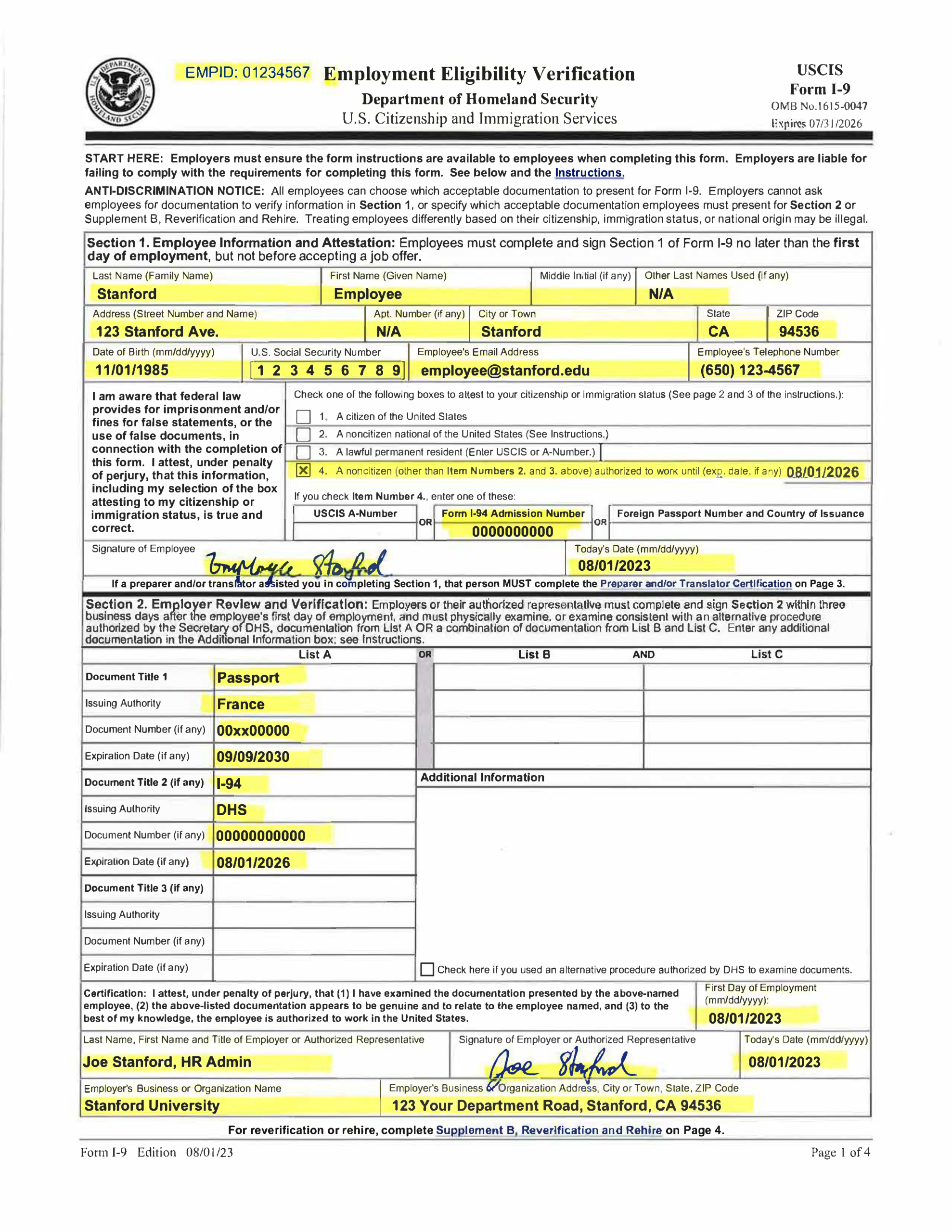 I 9 Form 2026