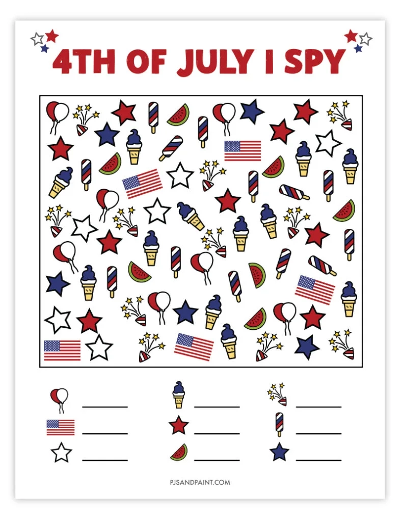 Free Printable 4th Of July