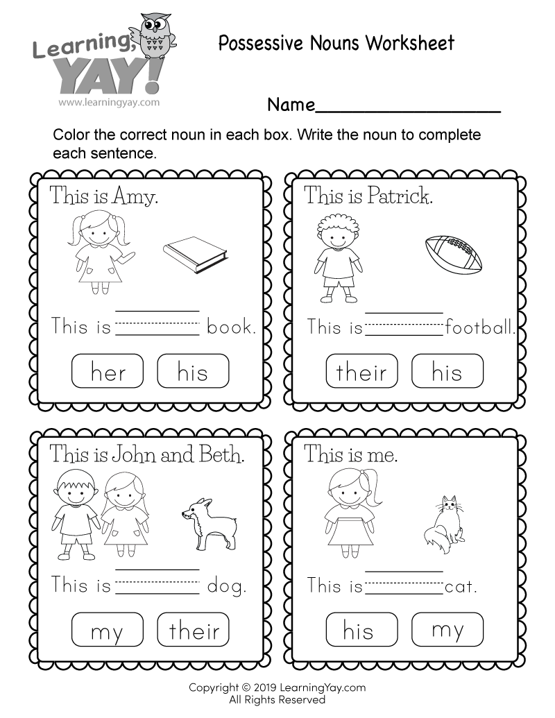 Homework Sheets Printable