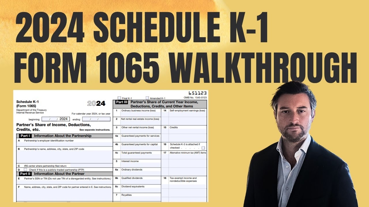 Schedule K-1 Form 2024