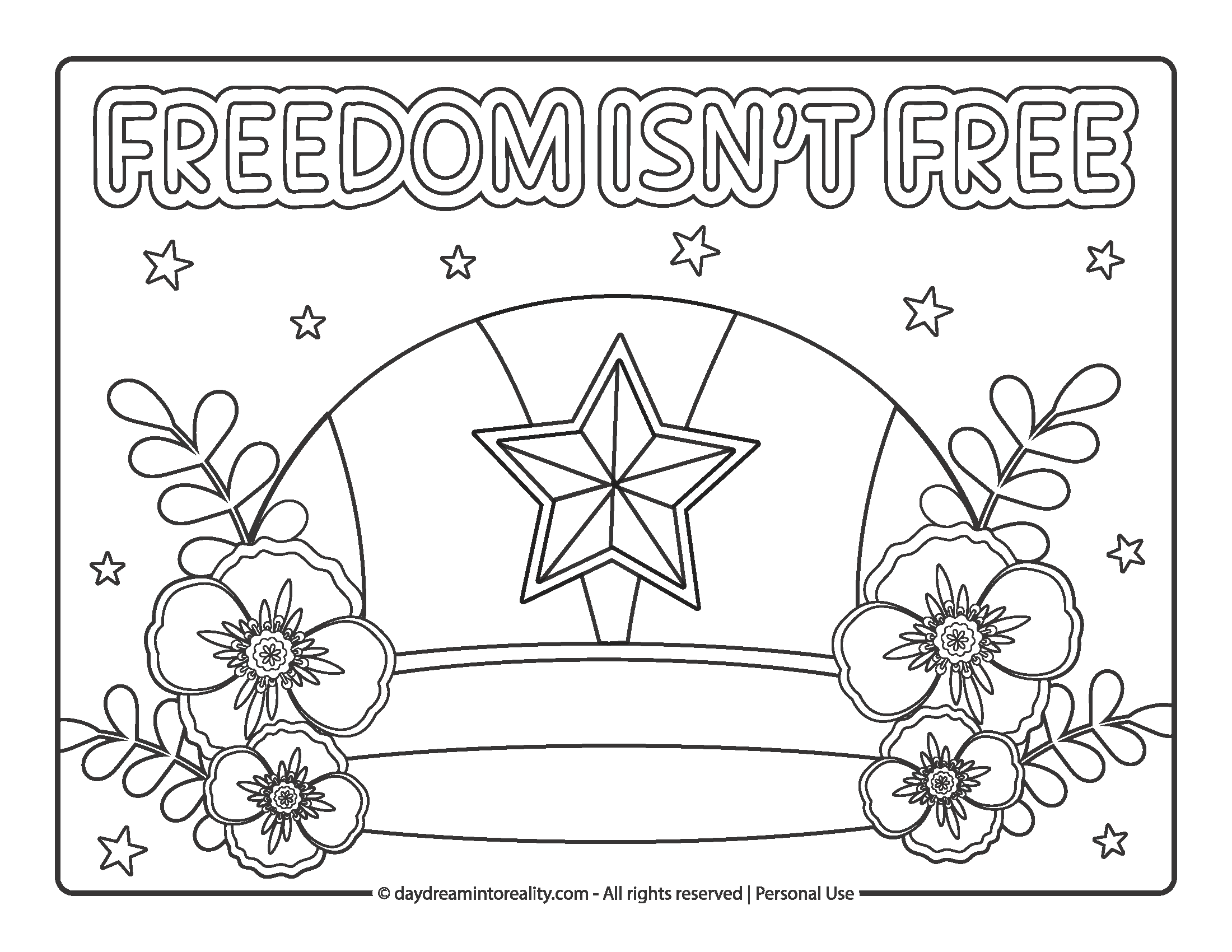Memorial Day Free Printable Coloring Sheets