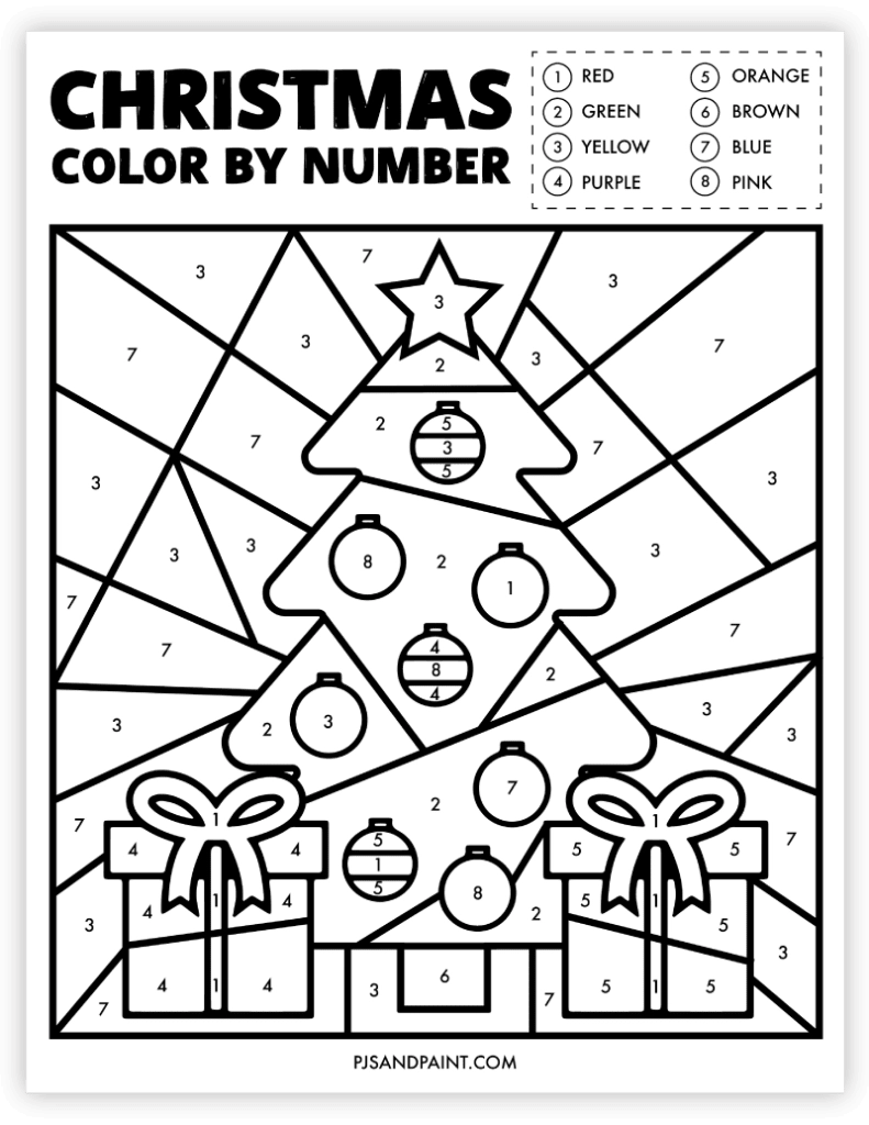 35 Free Printable Christmas Games And Activities Pjs And Paint