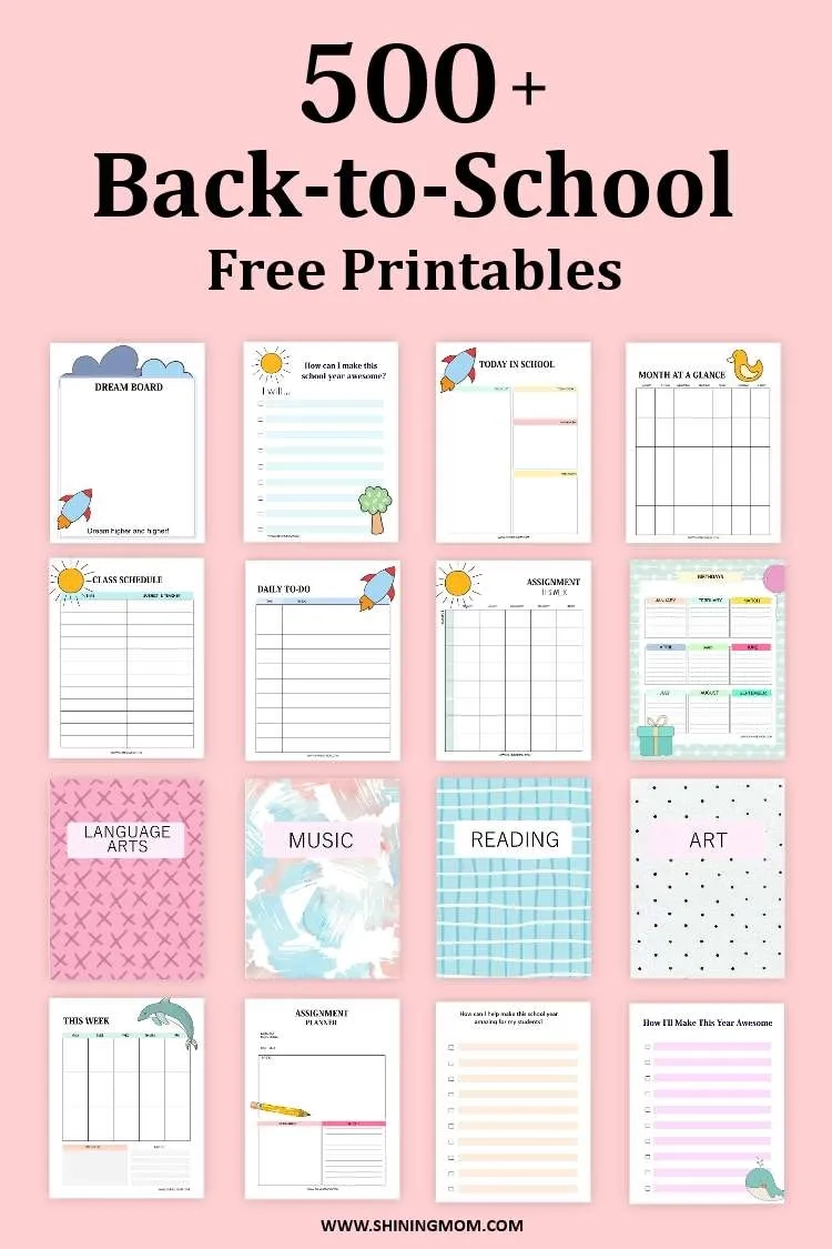 Free Printable Teacher Resources