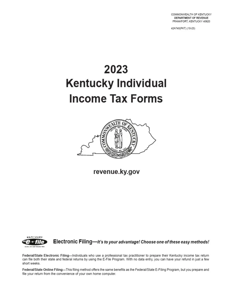 740 Packet Instructions 2023 PDF Tax Deduction Tax Refund