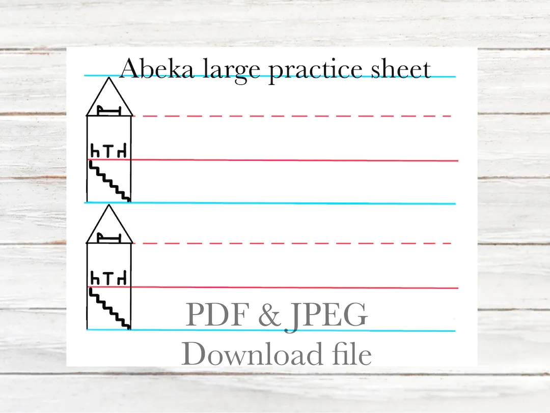 Free Printable Abeka Worksheets Pdf
