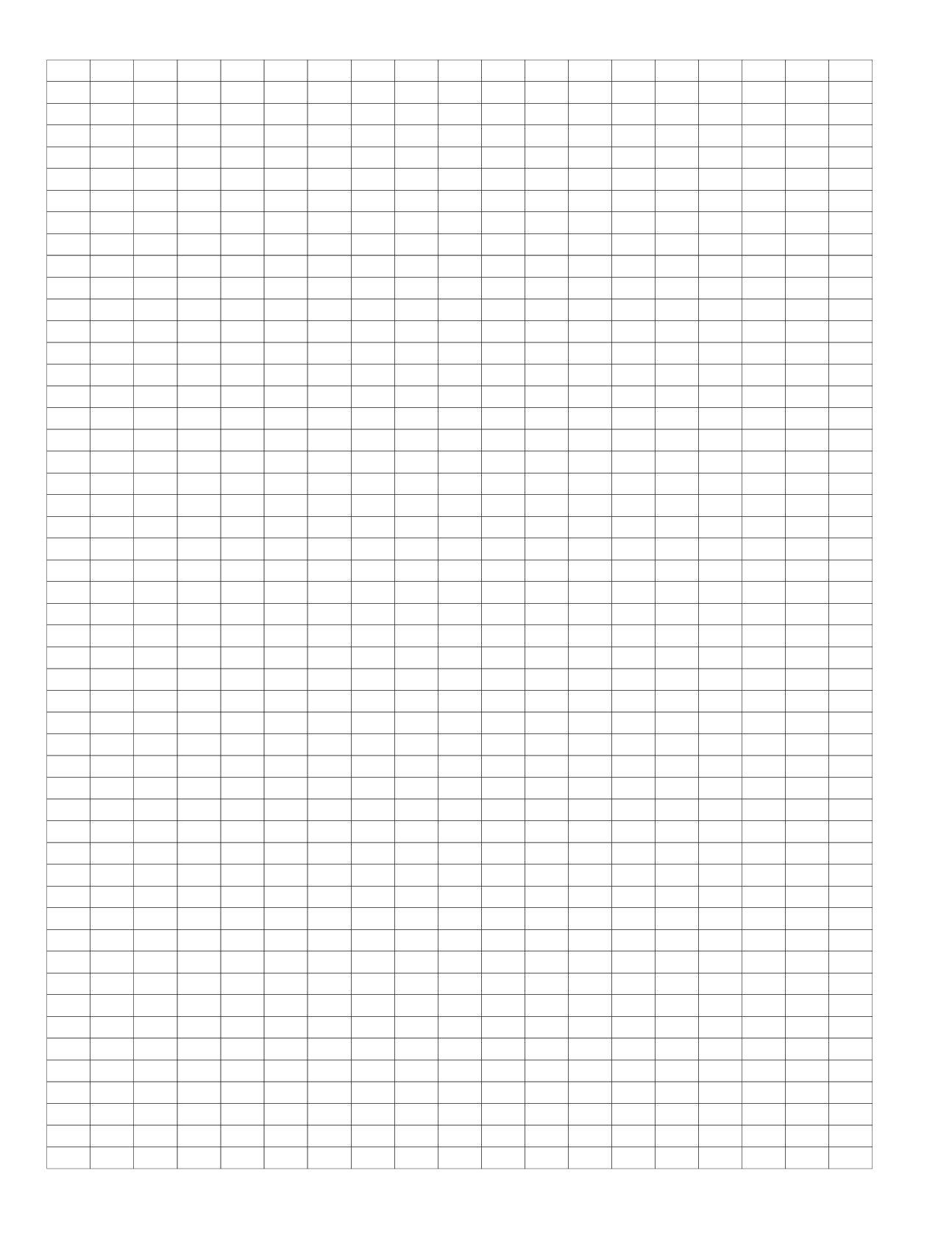 Printable Graph Paper Full Sheet