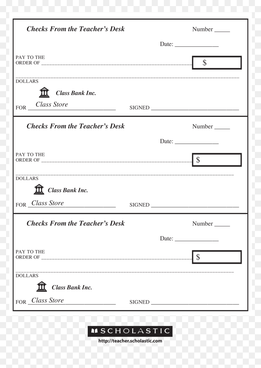 Printable Check Template