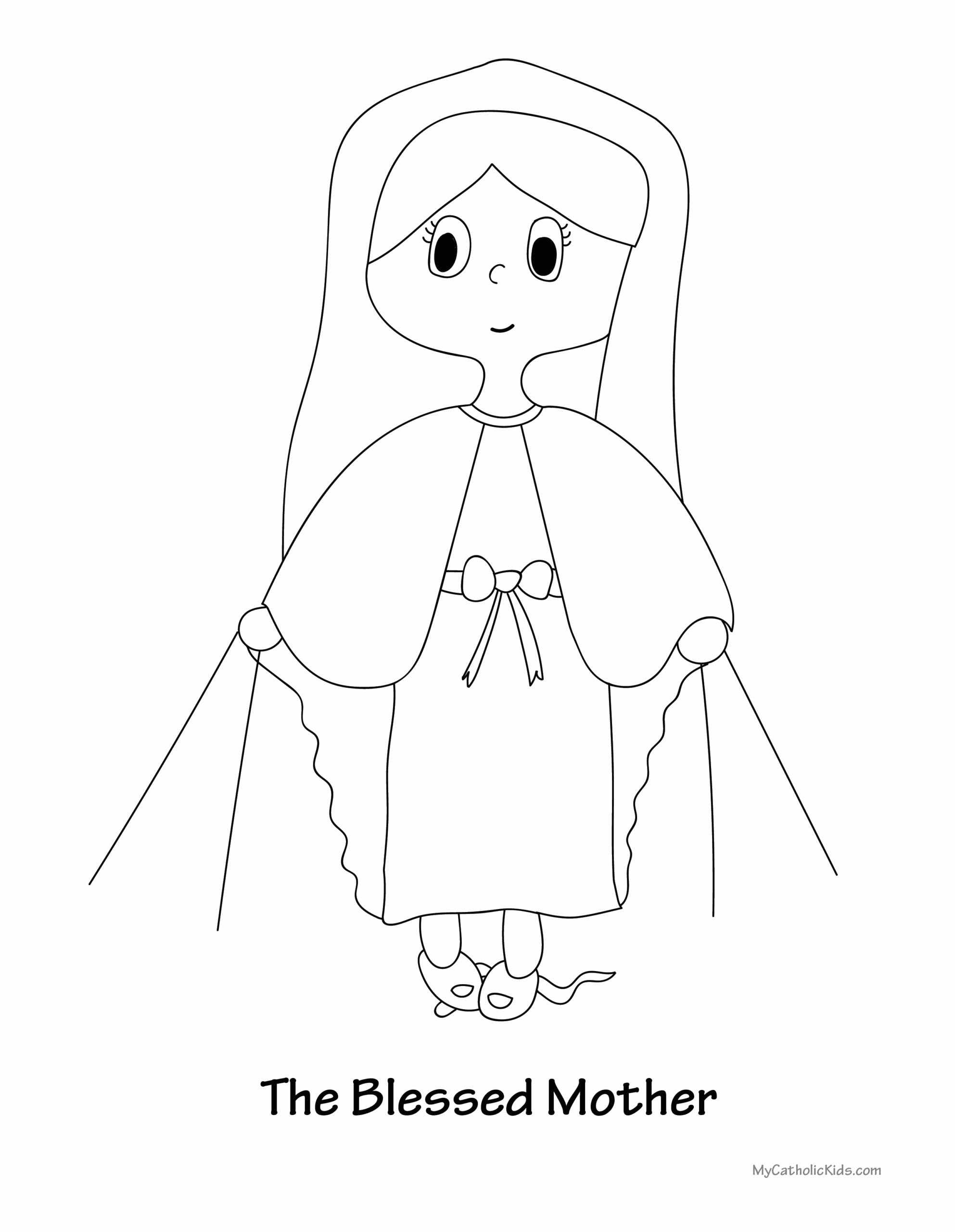 Blessed Mother My Catholic Kids