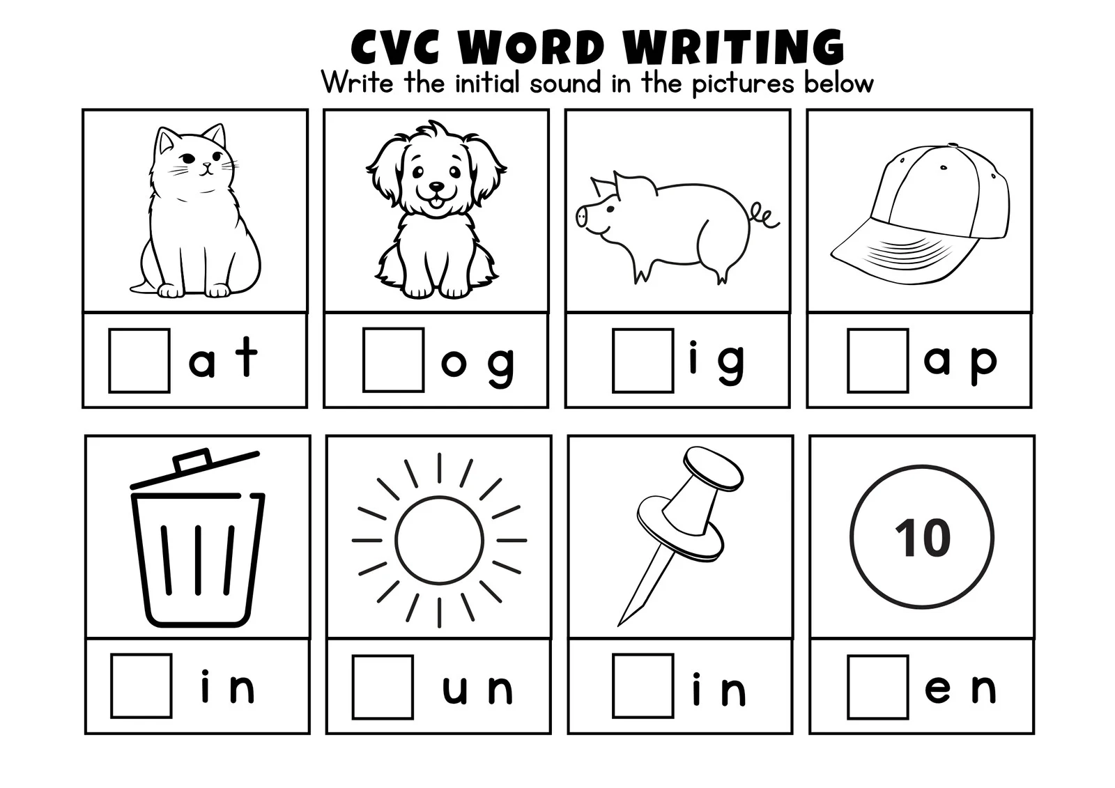 Grade 1 Phonics Worksheets Free Printable