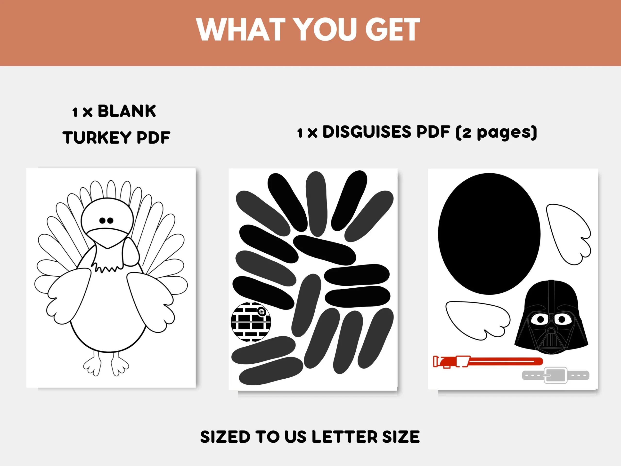 Darth Vader Turkey Disguise Template Printable Disguise A Turkey 