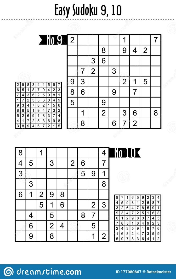 Printable Sudoku Puzzles For Beginners