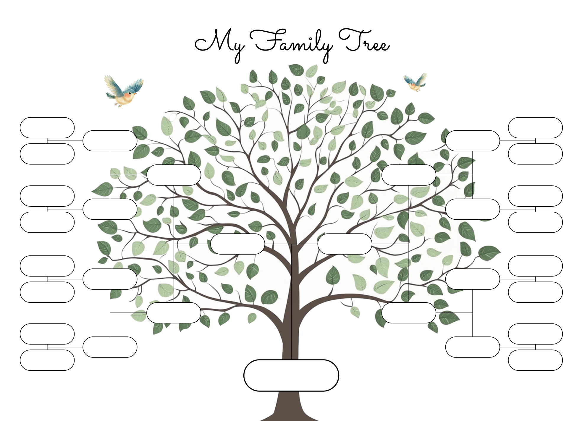 Free Printable Family Tree Worksheets