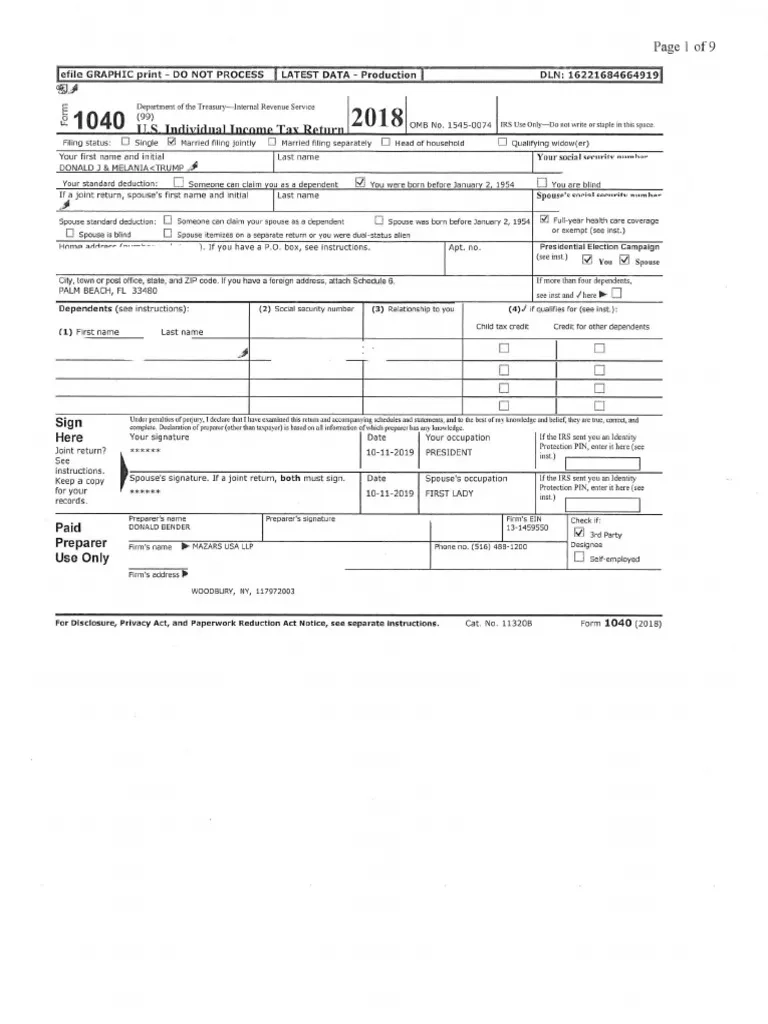 Form 1040 2018 1 PDF