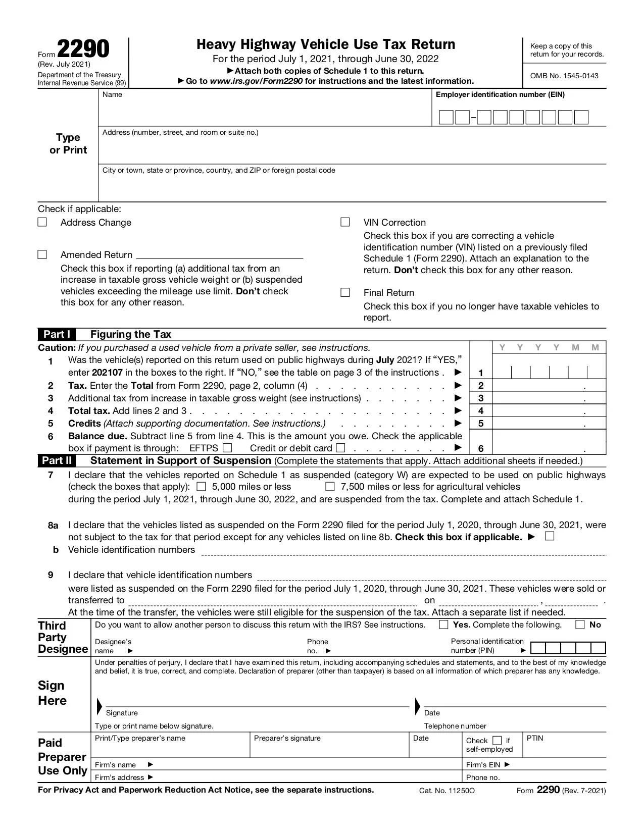 Form 2290 Fill And Sign Online With Lumin