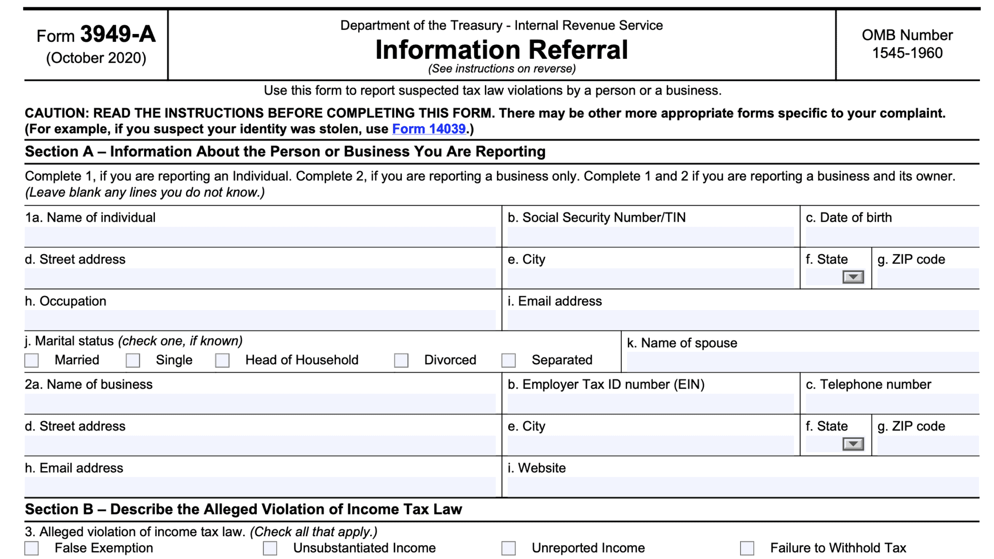 Form 6198 Instructions 2023 Printable