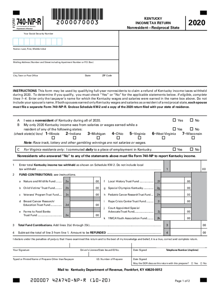 Form 740 Fill Out amp Sign Online DocHub
