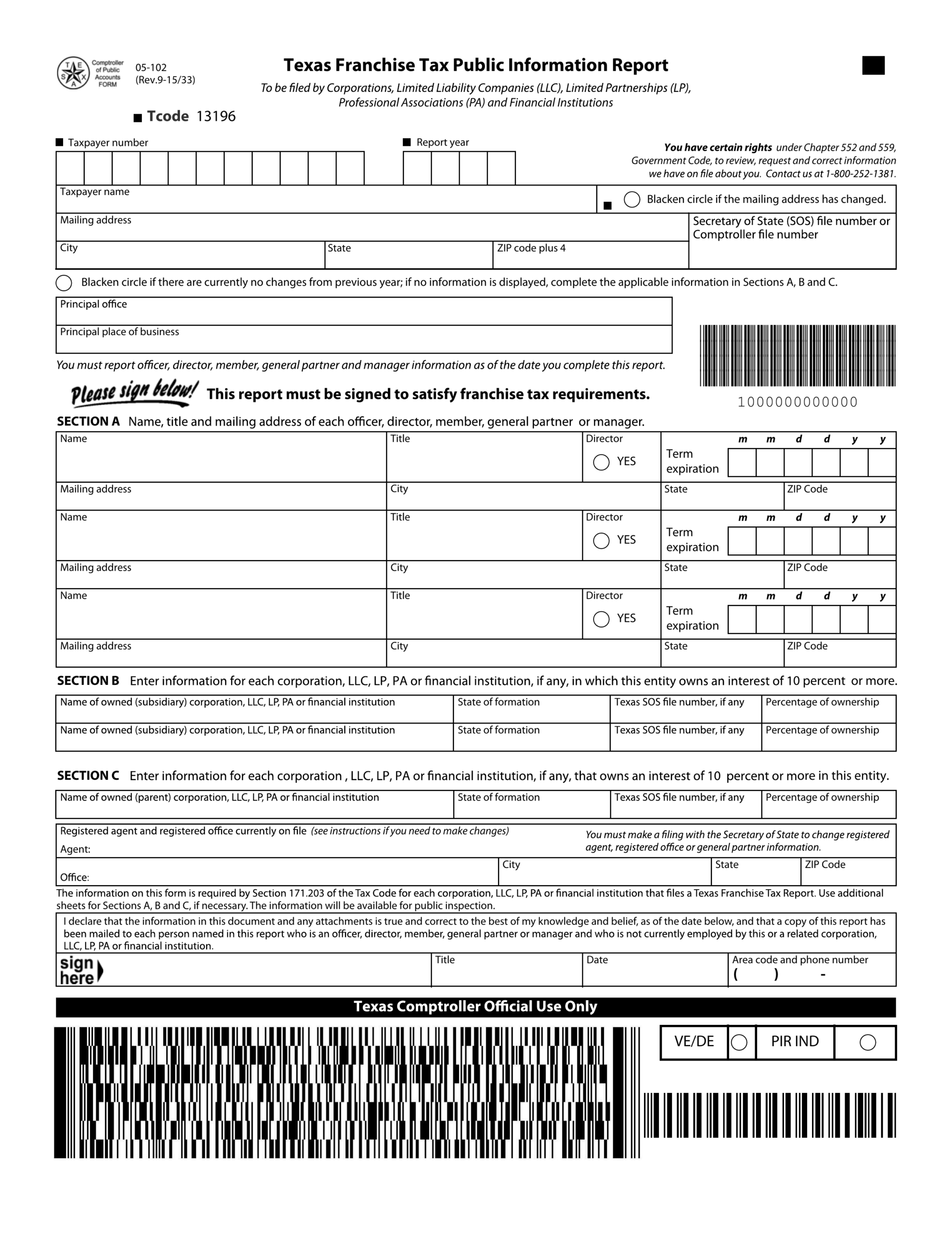 Irs Form 8821 Printable Pdf