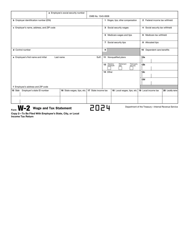 Form W 2 2024 Fill And Sign With Lumin