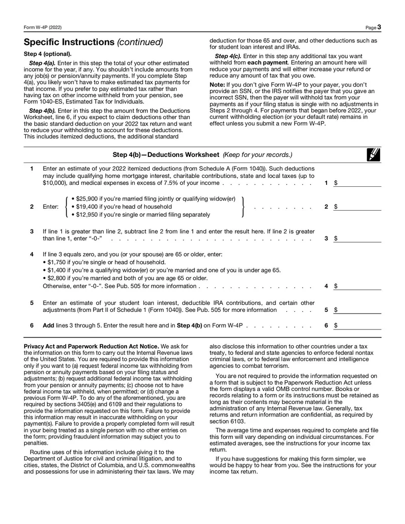 Irs W 4p Form Download
