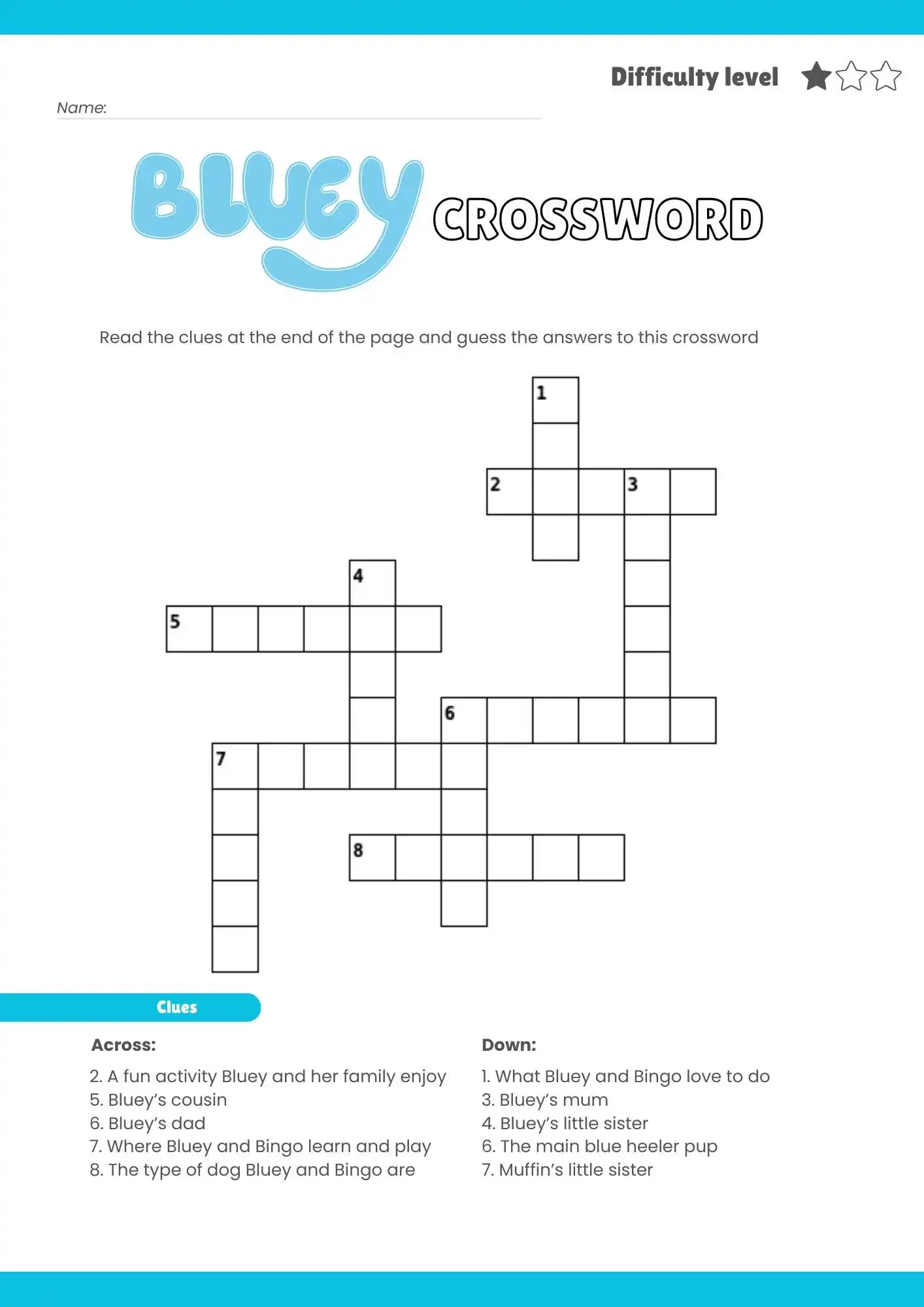 Free Printable Crossword Puzzles Funny
