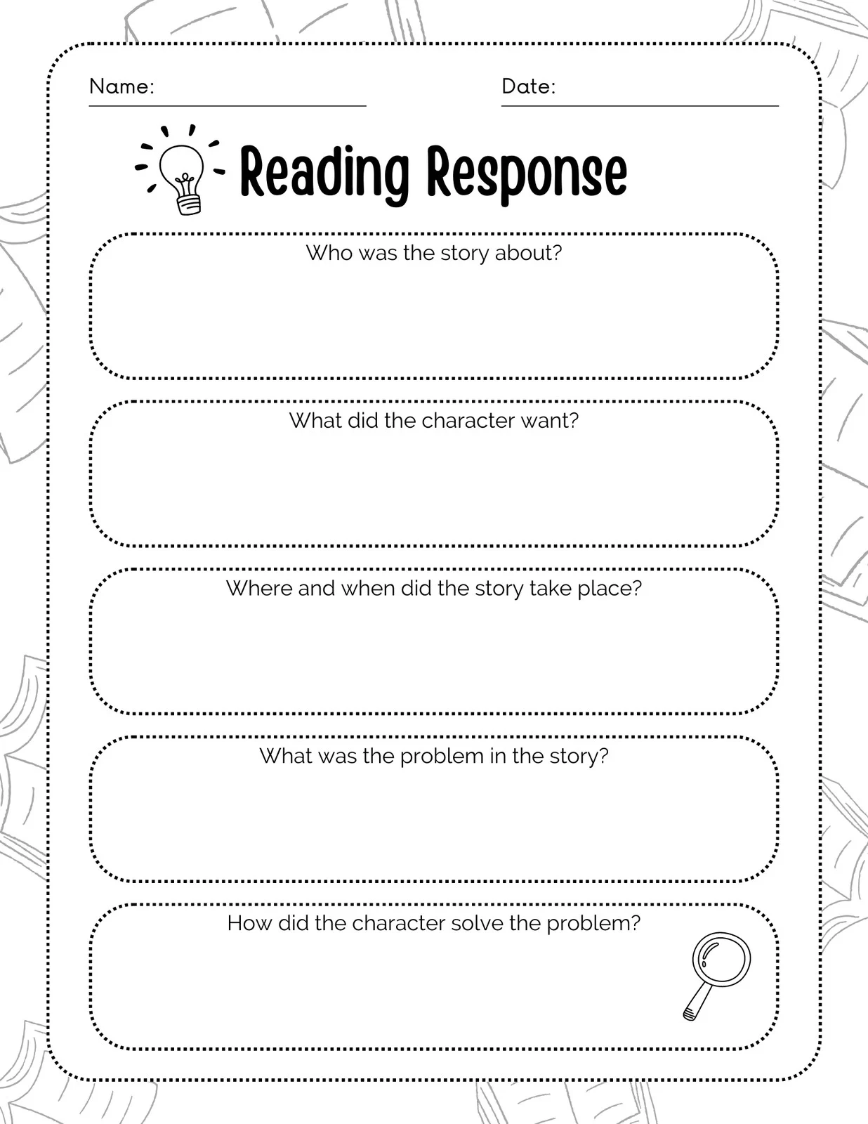 Reading Printable Worksheets 4th Grade