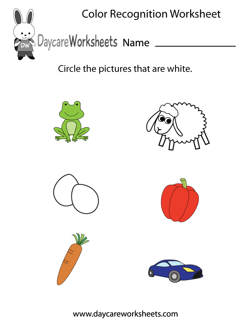 Free Printable Preschool Worksheets On Colors