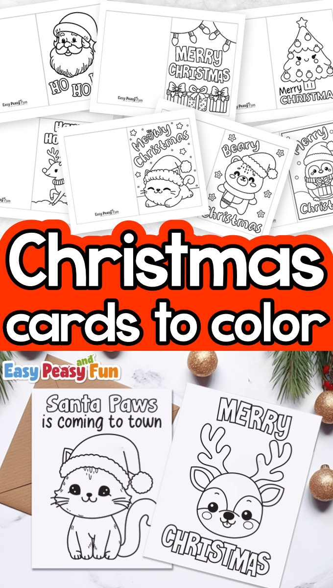 Free Printable Template Printable Christmas Cards To Color