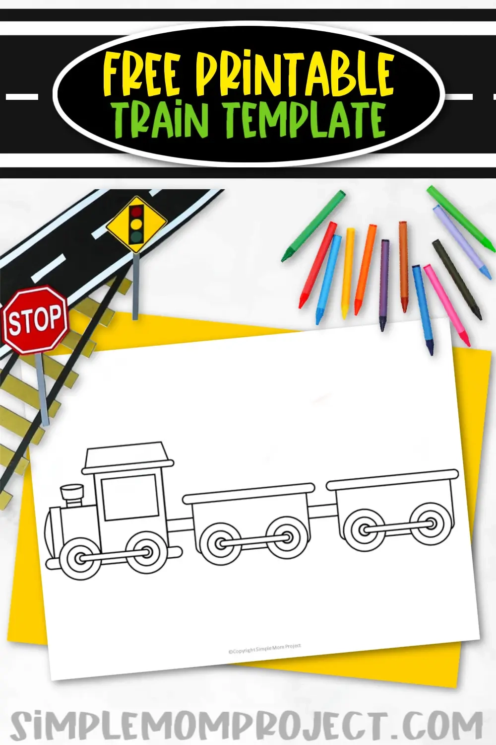 Train Printable Template