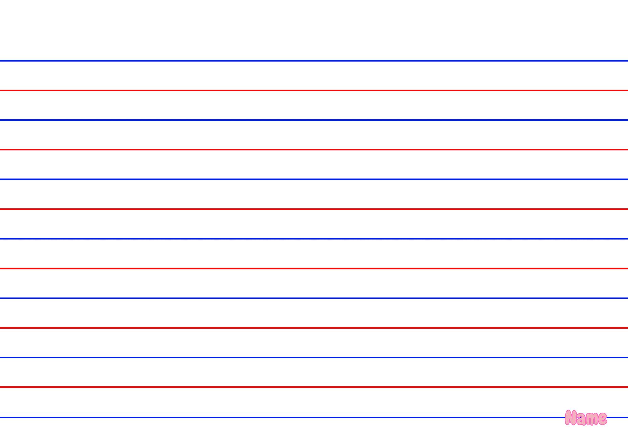 Writing Paper For Grade 1 Printable