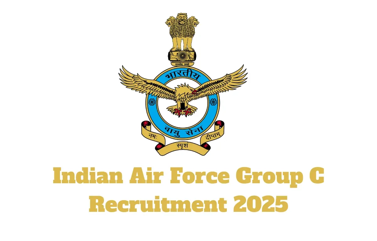 Indian Air Force Group C Recruitment 2025 Application Offline Form 