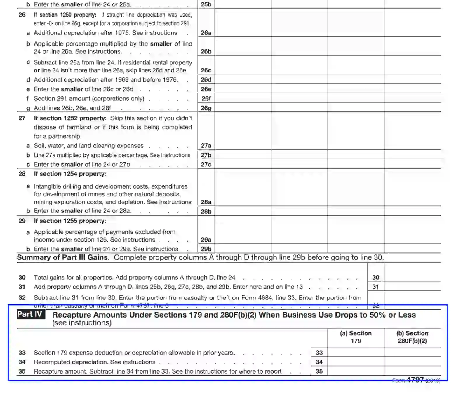 Irs Form 4797 2021