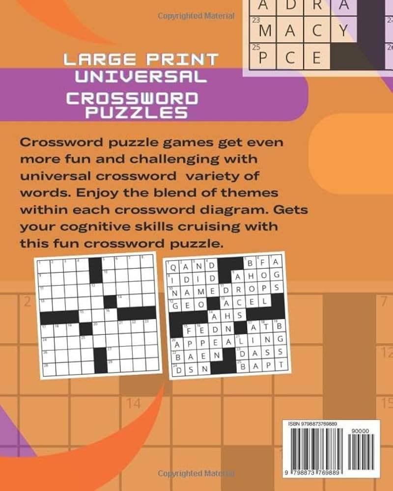 Printable Universal Crossword Puzzle Today