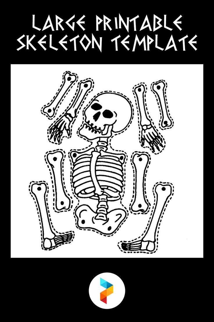 Large Skeleton Printable Free