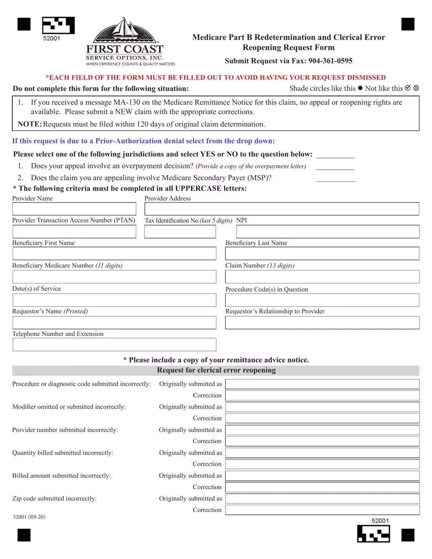 Medicare Part B Forms Printable