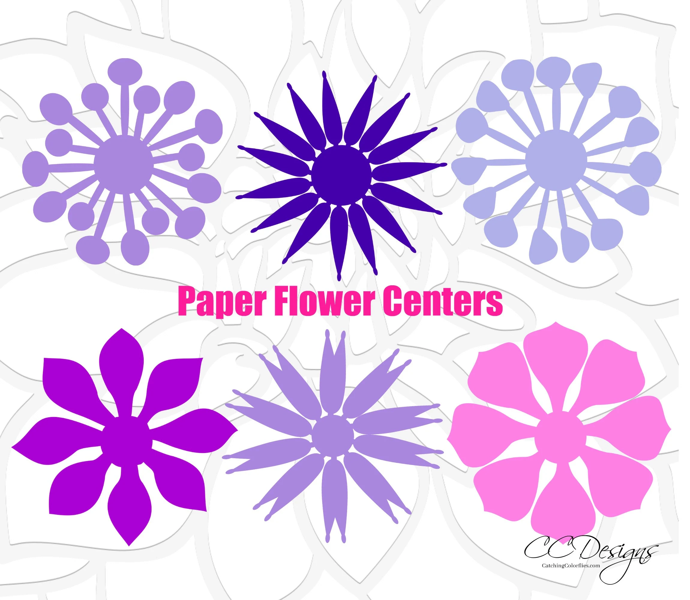 Paper Flower Templates Printable