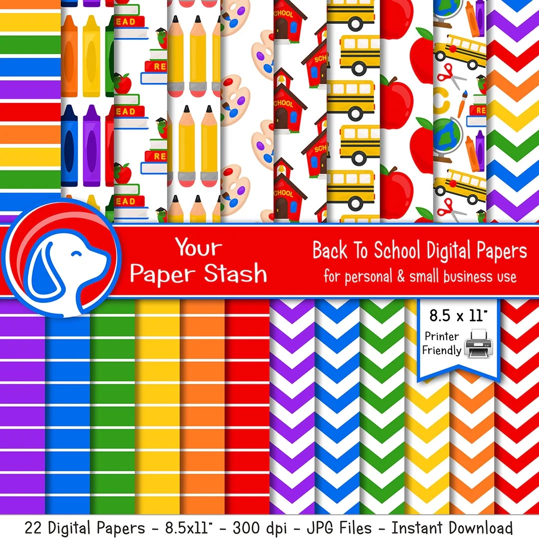 Back To School Paper Printable