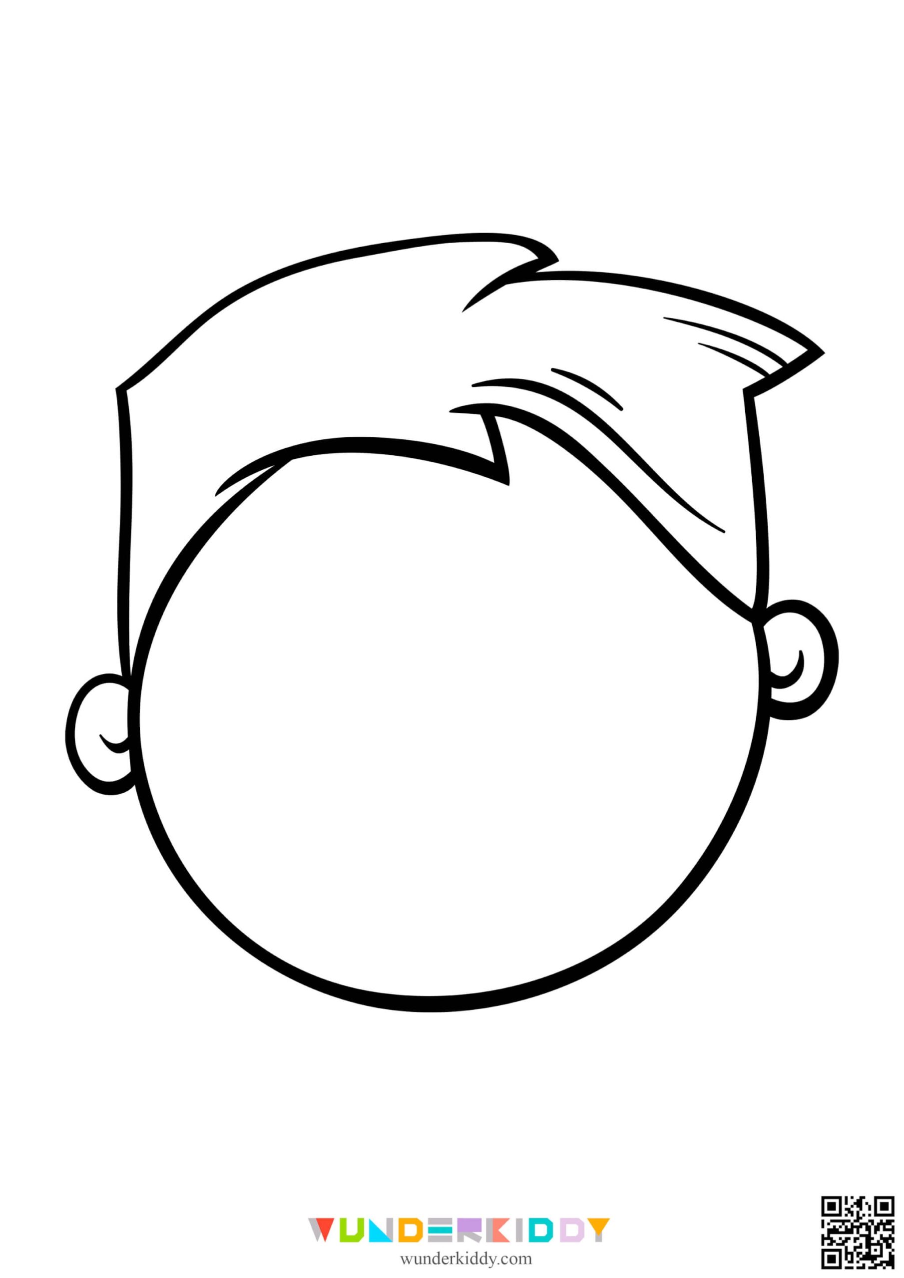 Human Face Template Printable Pdf